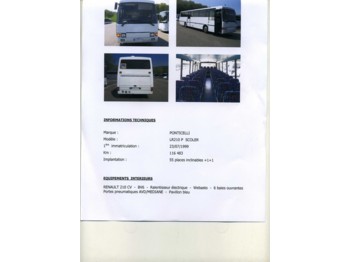 PONTICELLI LR210 P SCOLER - Autobus