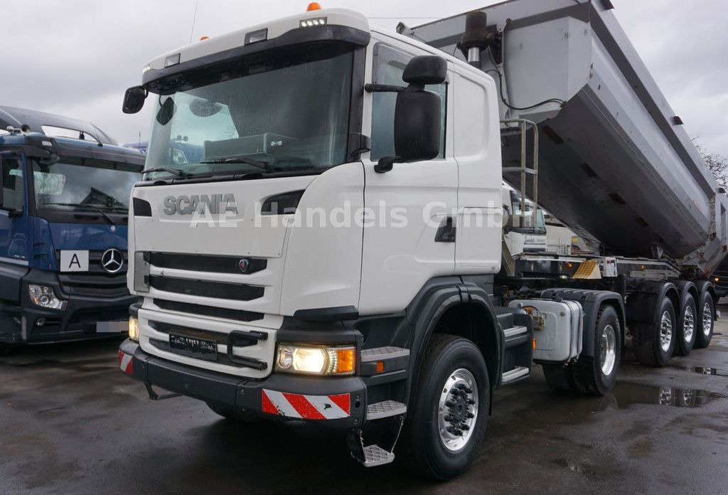 Gjysmë-kamion Scania G450 Flachdach BL 4x4 *Retarder / Hydr. / Alcoa: foto 26