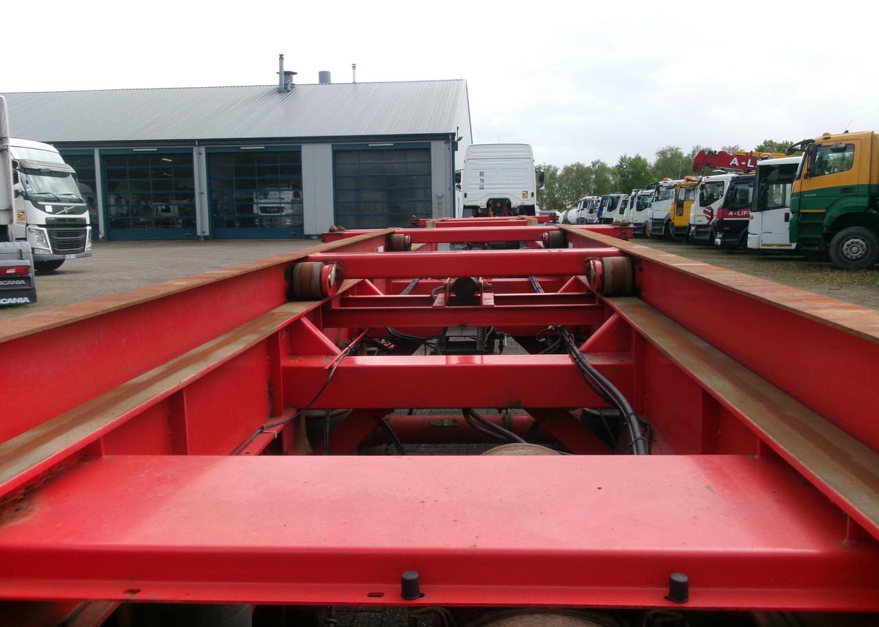 Transportjer kontejnerësh/ Gjysmë rimorkio me karroceri të çmontueshme Asca 3-axle container trailer 20-40-45 ft + hydraulics: foto 14