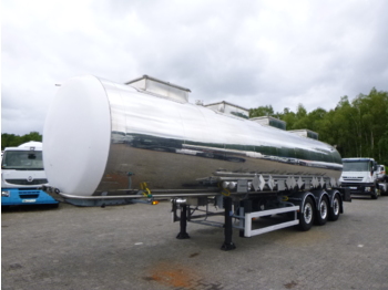 Gjysmë rimorkio me bot për transportimin e kimikateve BSLT Chemical tank inox 33m3 / 4 comp: foto 1