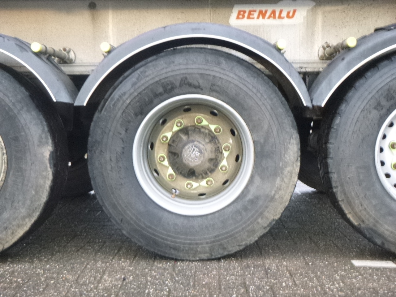Gjysmë rimorkio vetëshkarkuese Benalu Tipper trailer alu 26 m3: foto 14