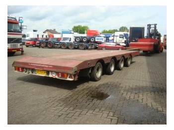 Gjysmë rimorkio me plan ngarkimi të ulët për transportimin e makinerive të rënda Broshuis DIEPLADER: foto 1
