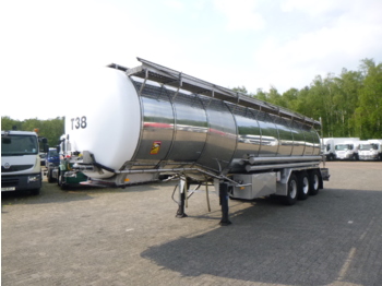 Gjysmë rimorkio me bot për transportimin e ushqimit Burg Food tank inox 30.5 m3 / 3 comp + pump: foto 1