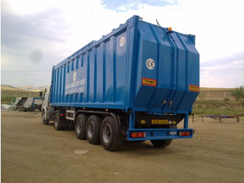 Gjysmë rimorkio me bazament të lëvizshëm për transportimin e mbeturinave i ri CUHADAR 2021: foto 1