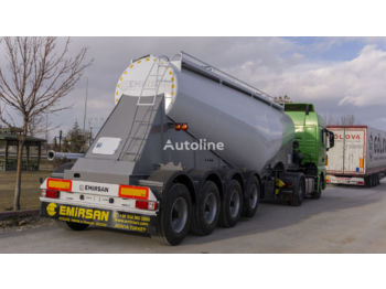 Gjysmë rimorkio me bot për transportimin e çimentos i ri EMIRSAN 2022 4 Axle Cement Tanker Trailer: foto 1