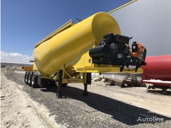 Gjysmë rimorkio me bot për transportimin e çimentos i ri EMIRSAN Customized Cement Tanker Direct from Factory: foto 1
