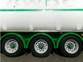 Gjysmë rimorkio me bot për transportimin e karburantit Feldbinder Fuel tank alu 42 m3 / / 6 comp + pump: foto 5