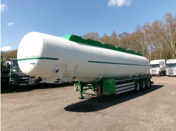 Gjysmë rimorkio me bot për transportimin e karburantit Feldbinder Fuel tank alu 44.3 m3 / 6 comp + pump: foto 1