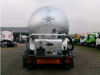 Gjysmë rimorkio me bot për transportimin e miellit Feldbinder Powder tank alu 38 m3 (tipping): foto 5