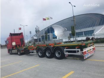 Transportjer kontejnerësh/ Gjysmë rimorkio me karroceri të çmontueshme për transportimin e kontejnerëve i ri Galleon 2022: foto 1