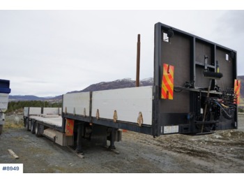  HRD 3 axle jumbosemi trailer with frames - Gjysmë rimorkio e hapur/ Platformë