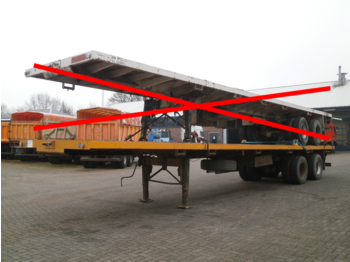 Traylona 2-axle platform trailer 50000 kg / extendable 22 m - Gjysmë rimorkio e hapur/ Platformë