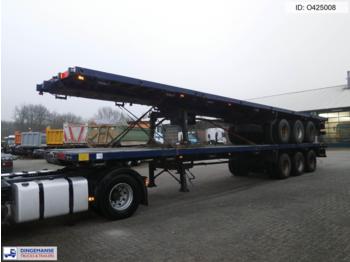 Traylona 3-axle platform trailer 59000KG / Extendable 21.5M - Gjysmë rimorkio e hapur/ Platformë