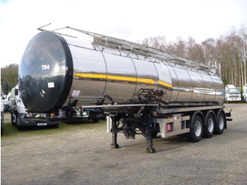 Clayton Heavy oil / bitumen tank inox 30 m3 / 1 comp + pump - Gjysmë rimorkio me bot