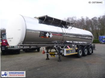 Crossland Bitumen tank inox 31.8 m3 / 1 comp - Gjysmë rimorkio me bot