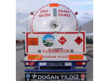 DOĞAN YILDIZ 45 m3 LPG TANK TRAILER with FULL SYSTEM - Gjysmë rimorkio me bot