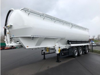 HEITLING 51 m3, 7 compartments animal food silo trailer - Gjysmë rimorkio me bot