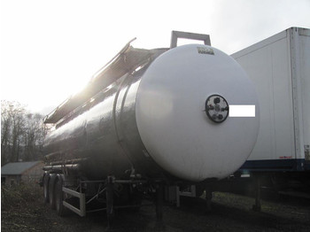 Magyar Chemie Cisterne Edelstahl-33 600 Liter ADR - Gjysmë rimorkio me bot