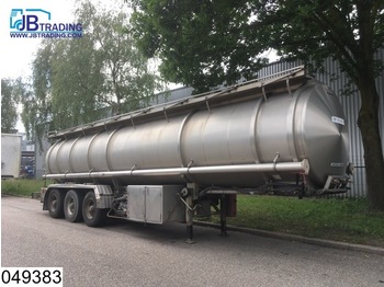 Magyar Chemie RVS tank, 30000 Liter, Pump and a liquid meter, 10 Compartments, Steel suspension - Gjysmë rimorkio me bot