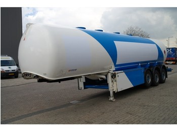 Schrader 3 AXLE GASOLINE TANKTRAILER - Gjysmë rimorkio me bot