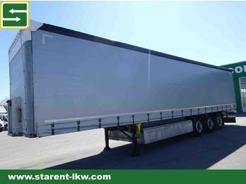 Gjysmë rimorkio me perde anësore Schmitz Cargobull Tautliner, Liftachse, Palettenkasten, XL-Zert.