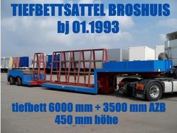 Broshuis TIEFBETTSATTEL 2a. 6000mm tiefbett/0,45m h - Gjysmë rimorkio me plan ngarkimi të ulët