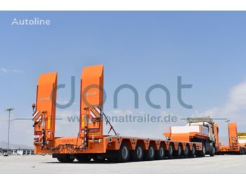 DONAT 8 axle lowbed with hydraulic Gooseneck - Heavy Duty - Gjysmë rimorkio me plan ngarkimi të ulët