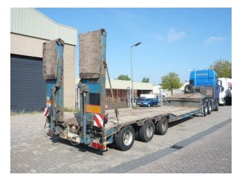 Goldhofer 3 axel low loader trailer - Gjysmë rimorkio me plan ngarkimi të ulët