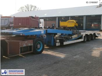 Louault 3-axle truck/machinery transporter trailer - Gjysmë rimorkio me plan ngarkimi të ulët
