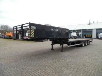 SDC 3-axle semi-lowbed container trailer - Gjysmë rimorkio me plan ngarkimi të ulët