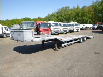 Veldhuizen Semi-lowbed trailer (light commercial) 10 m + winch + ramp - Gjysmë rimorkio me plan ngarkimi të ulët