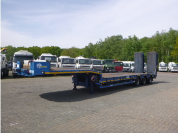 Verem 3-axle semi-lowbed trailer 39 t / 9.1 m + ramps - Gjysmë rimorkio me plan ngarkimi të ulët
