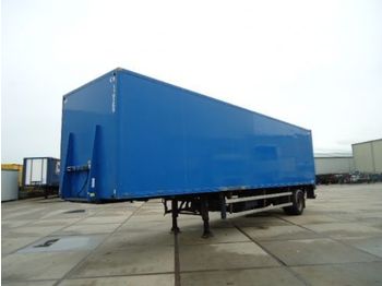 Groenewegen City trailer - Nieuwe APK - Stuuras - Laadklep 2500 Kg - Gjysmë rimorkio me vagonetë të mbyllur
