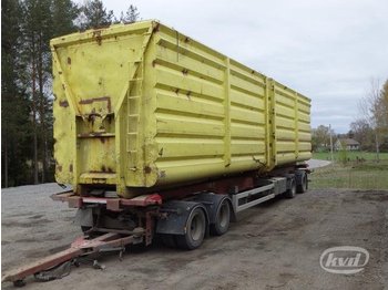 Närko D4YF51H11 Lastbilssläp med containers  - Gjysmë rimorkio me vagonetë të mbyllur