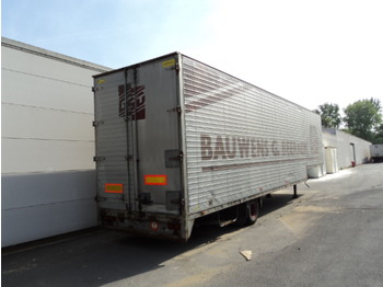 Turbo Hoet Furniture closed box trailer - Gjysmë rimorkio me vagonetë të mbyllur