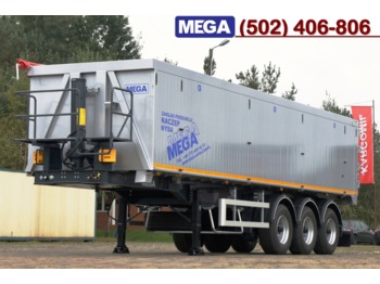 MEGA 40 m³ wywrotka aluminiowa z kl-drzwiami / DO ODBIORU Z PLACU OD 1.430 PLN/MSC !!! - Gjysmë rimorkio vetëshkarkuese