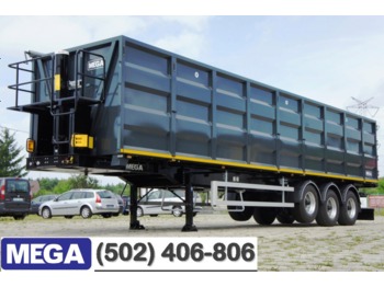 MEGA 55 M³ STAHL KIPPER FUR SCHROT TRANSPORT / 11,5 m LANG / DOMEX 650 - Gjysmë rimorkio vetëshkarkuese