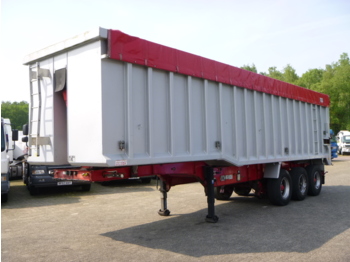 Wilcox Tipper trailer alu 54 m3 + tarpaulin - Gjysmë rimorkio vetëshkarkuese