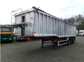 Wilcox Tipper trailer alu 55 m3 + tarpaulin - Gjysmë rimorkio vetëshkarkuese