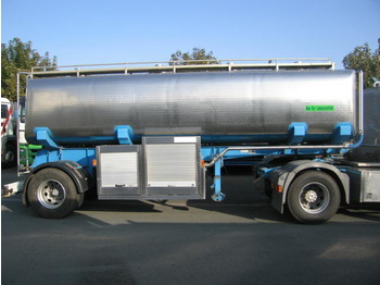 Gjysmë rimorkio me bot për transportimin e qumështit HLW Lebensmitteltankauflieger: foto 1