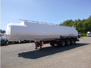 Gjysmë rimorkio me bot për transportimin e karburantit Indox Fuel tank alu 40. 5 m3 / 6 comp: foto 1