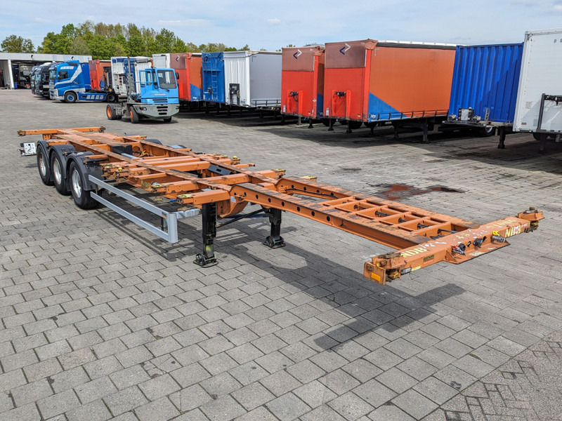 Transportjer kontejnerësh/ Gjysmë rimorkio me karroceri të çmontueshme Krone SD 27 3-Assen BPW - LiftAxle - DiscBrakes - 5510kg - All Sorts off Containers - 07/2024APK (O1853): foto 5
