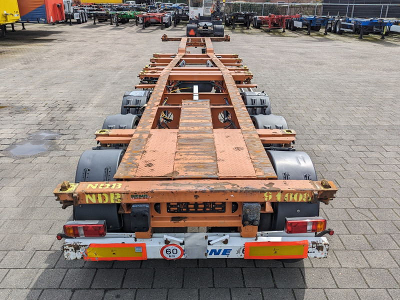 Transportjer kontejnerësh/ Gjysmë rimorkio me karroceri të çmontueshme Krone SD 27 3-Assen BPW - LiftAxle - DiscBrakes - 5510kg - All Sorts off Containers - 07/2024APK (O1853): foto 7