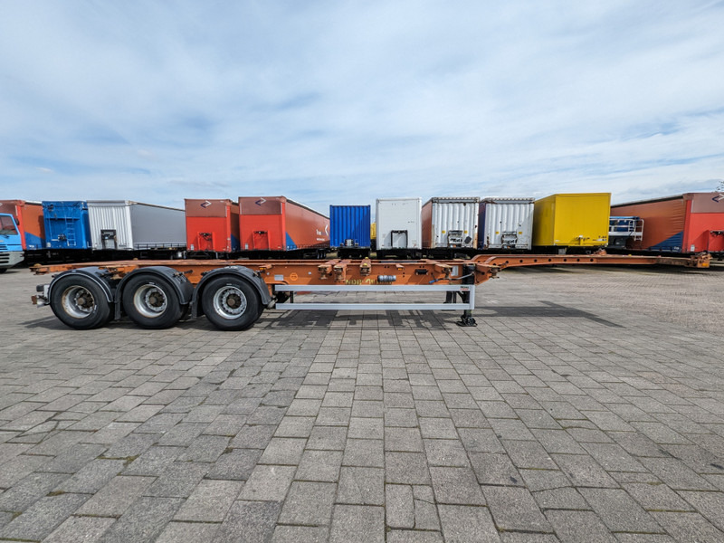 Transportjer kontejnerësh/ Gjysmë rimorkio me karroceri të çmontueshme Krone SD 27 3-Assen BPW - LiftAxle - DiscBrakes - 5510kg - All Sorts off Containers - 07/2024APK (O1853): foto 15