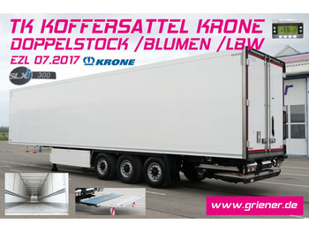 Krone SD 27/DOPPELSTOCK /BLUMEN LBW 2000 kg SLXi 300  - Gjysmë rimorkio frigorifer: foto 1