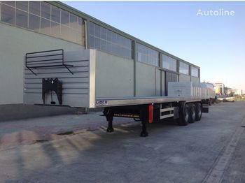 Gjysmë rimorkio e hapur/ Platformë i ri LIDER 2023 Model NEW trailer Manufacturer Company READY: foto 5