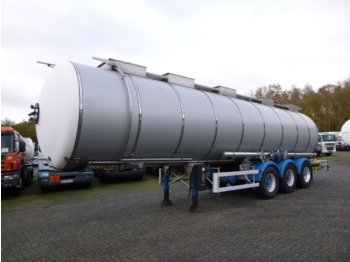 Gjysmë rimorkio me bot për transportimin e kimikateve Magyar Chemical tank inox 37.5 m3 / 1 comp: foto 1