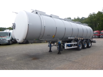 Gjysmë rimorkio me bot për transportimin e kimikateve Magyar Chemical tank inox 37.5 m3 / 1 comp // ADR Valid til 26/03/2023: foto 1