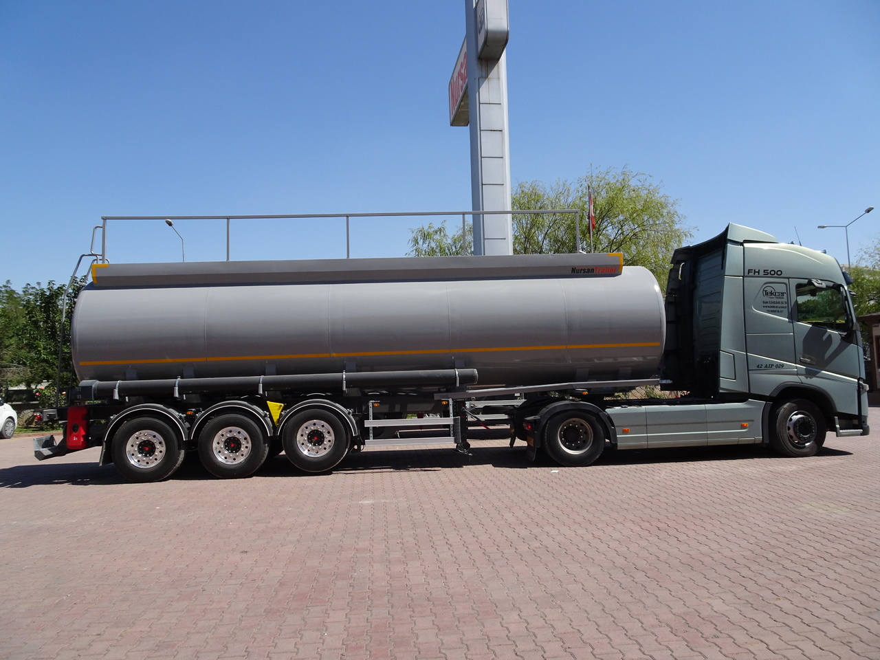 Gjysmë rimorkio me bot për transportimin e kimikateve i ri NURSAN Slurry Tanker: foto 4