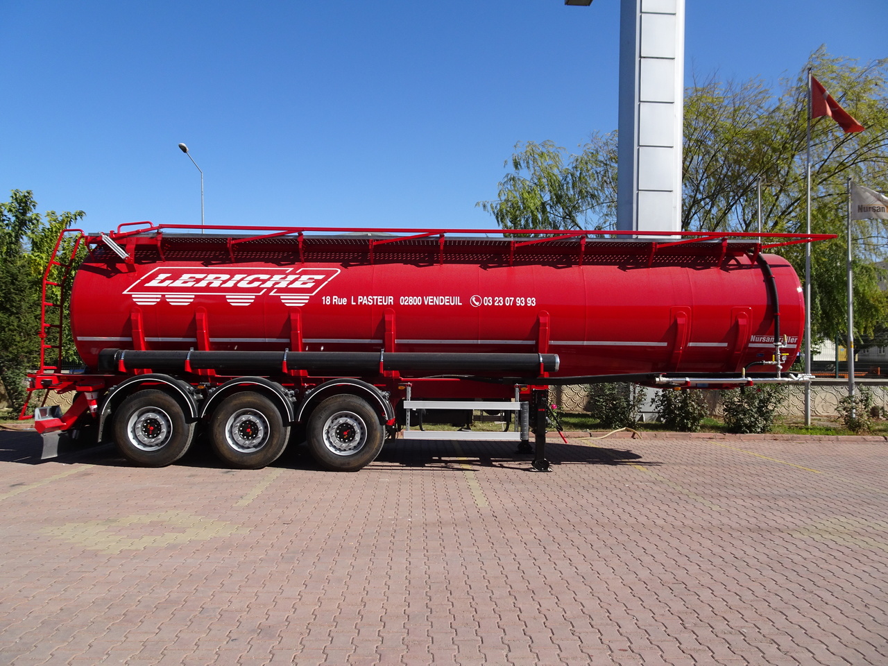 Gjysmë rimorkio me bot për transportimin e kimikateve i ri NURSAN Slurry Tanker: foto 11